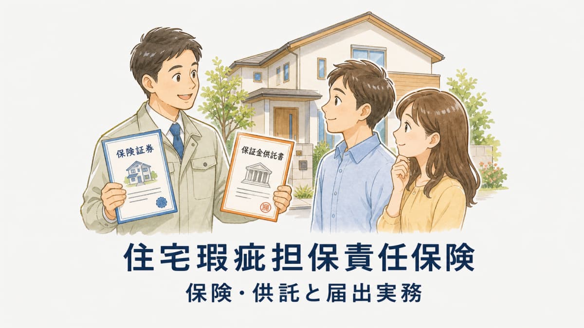 住宅瑕疵担保責任保険は加入義務?保険・供託と届出実務【2026年版】